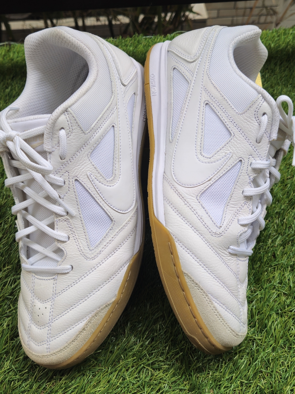 NWOT Nike StreetGato White Gum Indoor Soccer Shoes Sneakers 12 Men's HQ6019-100